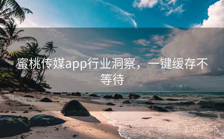 蜜桃传媒app行业洞察，一键缓存不等待